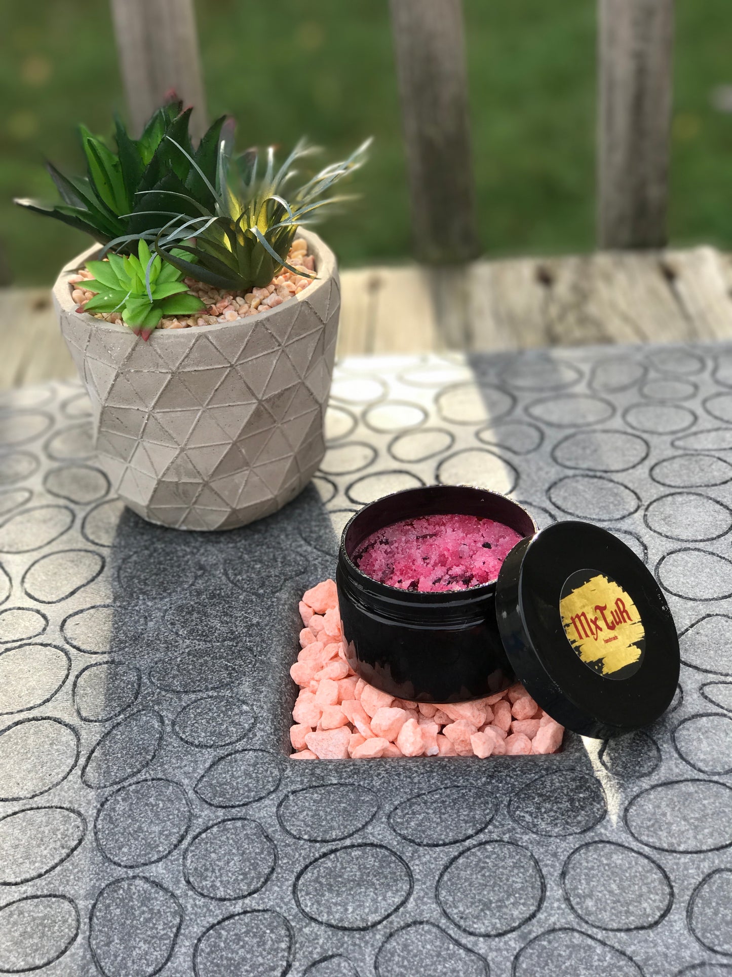 Hibiscus Face & Body Scrub -Mixtur,  Hibiscus Face & Body Scrub Mxtur, Face & Body Scrub Masks, Scrubs, Soaps, Hibiscus Face & Body Scrub skincare, Hibiscus Face & Body Scrub natural, [product_Type] Handcrafted