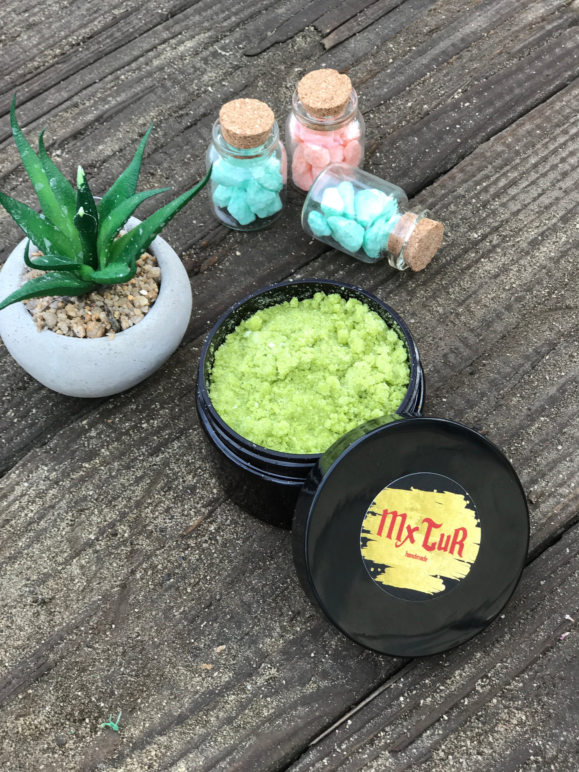 Matcha Face & Body Scrub -Mixtur,  Matcha Face & Body Scrub Mxtur, Face & Body Scrub Masks, Scrubs, Soaps, Matcha Face & Body Scrub skincare, Matcha Face & Body Scrub natural, [product_Type] Handcrafted